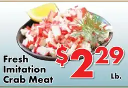 Valley Marketplace Fresh Imitation Crab Meat offer