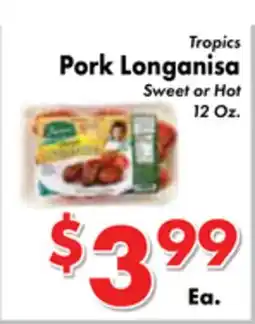 Valley Marketplace Tropics Pork Longanisa offer