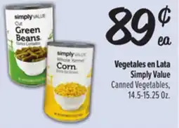El Super Simply Value Canned Vegetables offer