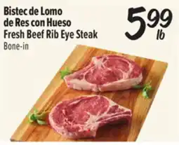 El Super Bistec de Lomo de Res con Hueso offer