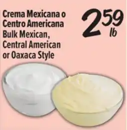 El Super Crema Mexicana o Centro Americana offer