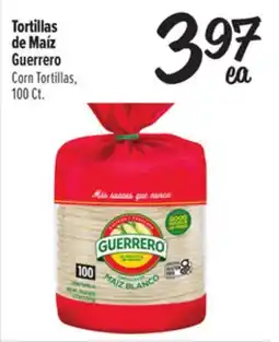 El Super Tortillas de Maíz Guerrero offer