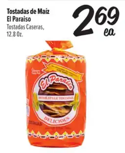 El Super Tostadas de Maíz El Paraiso offer