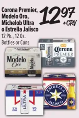 El Super Corona Premier, Modelo Oro, Michelob Ultra o Estrella Jalisco offer