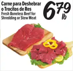El Super Carne para Deshebrar o Trocitos de Res offer