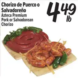El Super Chorizo de Puerco o Salvadoreño offer
