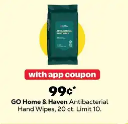 Grocery Outlet GO Home & Haven Antibacterial Hand Wipes offer