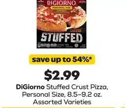 Grocery Outlet DiGiorno Stuffed Crust Pizza, Personal Size offer