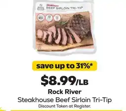 Grocery Outlet Rock River Steakhouse Beef Sirloin Tri-Tip offer