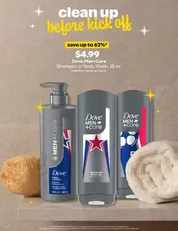 Grocery Outlet Dove Men+Care Shampoo Or Body Wash offer