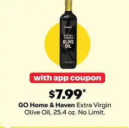 Grocery Outlet GO Home & Haven Extra Virgin Olive Oil offer