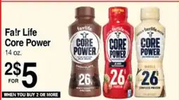Superior Grocers Fa!r Life Core Power offer