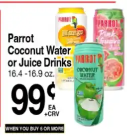 Superior Grocers Parrot Coconut Water or Juice Drinks offer
