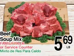 Superior Grocers Beef Soup Mix offer