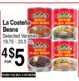 Superior Grocers La Costeña Beans offer