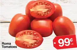 Superior Grocers Roma Tomatoes offer