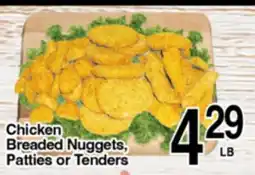 Superior Grocers Chicken Breaded Nuggets, Patties or Tenders offer