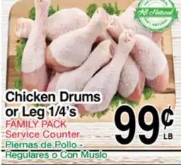 Superior Grocers Chicken Drums or Leg 1/4's offer