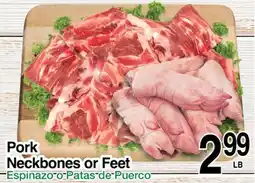 Superior Grocers Pork Neckbones or Feet offer