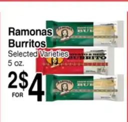 Superior Grocers Ramonas Burritos offer