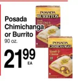 Superior Grocers Posada Chimichanga or Burrito offer