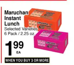 Superior Grocers Maruchan Instant Lunch offer