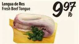 El Super Fresh Lengua de Res Fresh Beef Tongue offer
