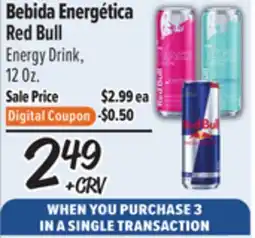 El Super Fresh Red Bull Energy Drink offer
