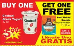 Superior Grocers Chobani Greek Yogurt offer