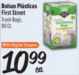 El Super Fresh First Street Trash Bags offer
