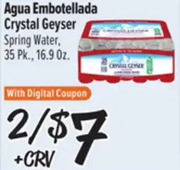 El Super Fresh Agua Embotellada Crystal Geyser offer