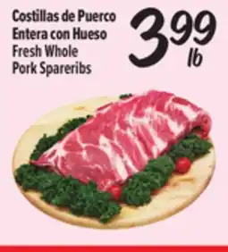 El Super Fresh Costillas de Puerco Entera con Hueso / Fresh Whole Pork Spareribs offer