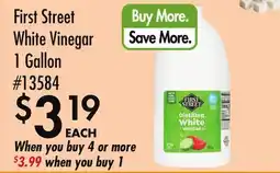Smart & Final First Street White Vinegar offer
