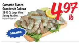 El Super Fresh Camarón Blanco Grande sin Cabeza offer