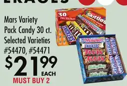 Smart & Final Mars Variety Pack Candy offer
