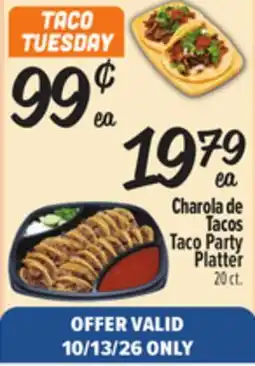 El Super Fresh Charola de Tacos Taco Party Platter offer
