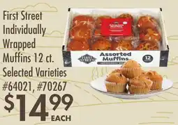 Smart & Final First Street Individually Wrapped Muffins offer