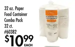 Smart & Final 32 oz. Paper Food Container Combo Pack offer