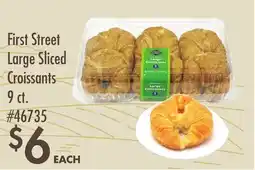 Smart & Final First Street Large Sliced Croissants offer