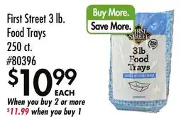 Smart & Final First Street 3 lb. Food Trays offer