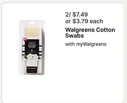 Walgreens Walgreens Cotton Swabs offer