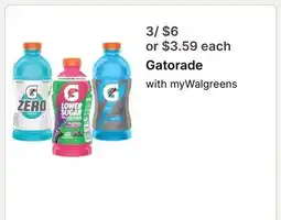Walgreens Gatorade offer