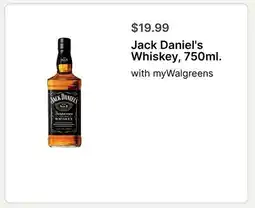 Walgreens Jack Daniel's Whiskey offer