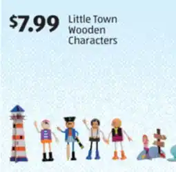 Aldi Little Town Wooden Characters offer