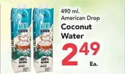 Eurofresh Market 490 ml. American Drop Coconut Water offer