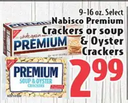 Eurofresh Market 9-16 oz. Select Nabisco Premium Crackers or soup & Oyster Crackers offer