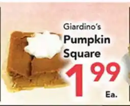Eurofresh Market Giardino's Pumpkin Square offer