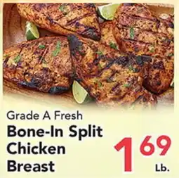 Eurofresh Market Grade A Fresh Bone-In Split Chicken Breast offer