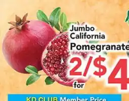 Eurofresh Market Jumbo California Pomegranate offer