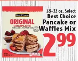 Eurofresh Market 28-32 oz. Select Best Choice Pancake or Waffles Mix offer